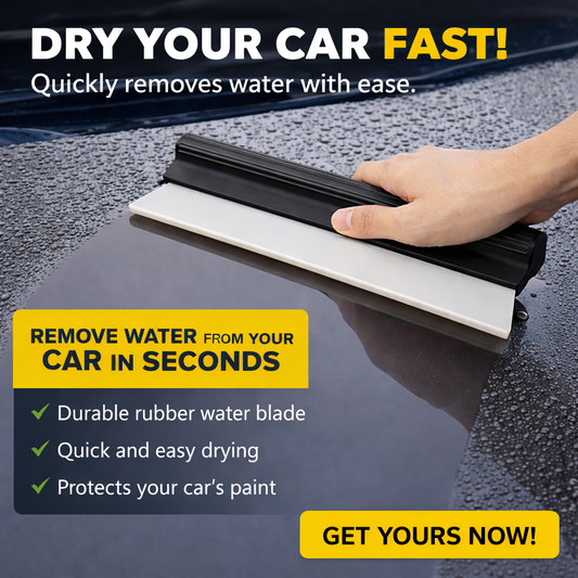 Car Wash Squeegee, Car Cleaning Tool, Silicone Water Squeegee